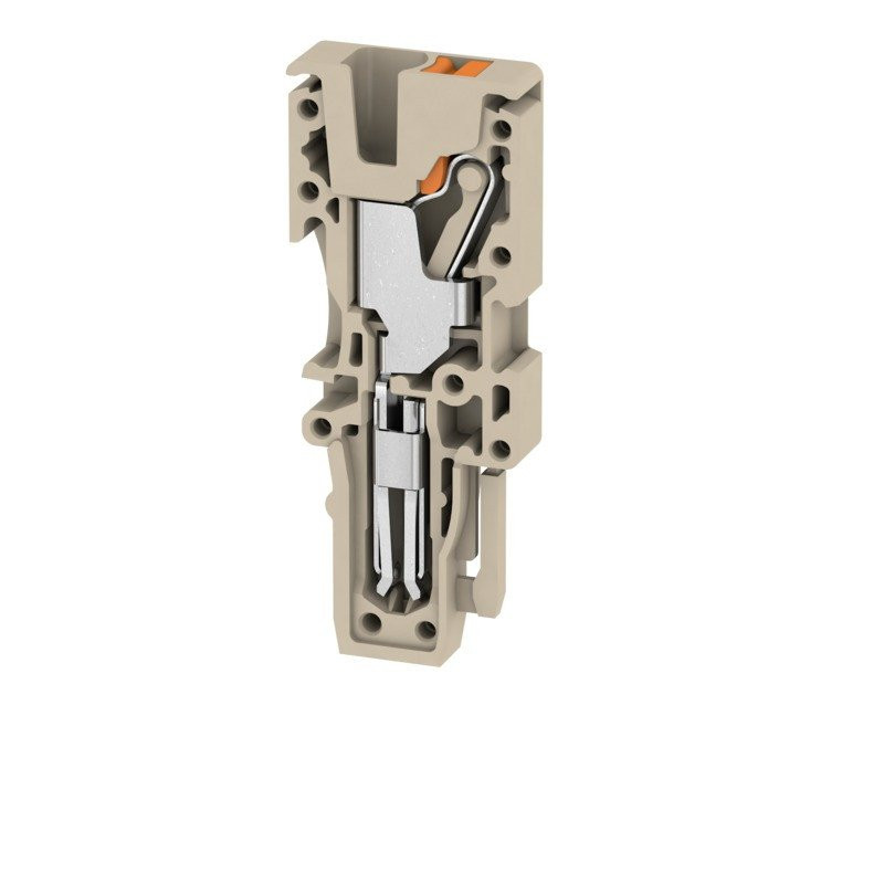 Weidmuller Plug (terminal) push in 2.5 MM² 800 V 24 A no.of poles: 1 dark