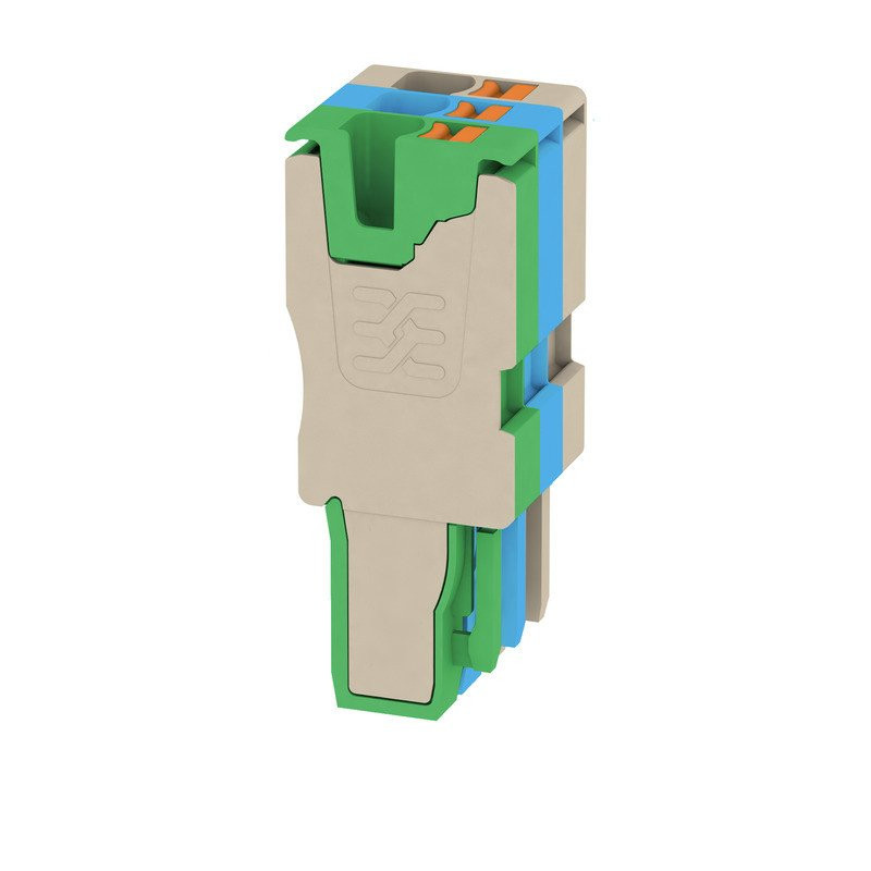 Weidmuller Plug (terminal) push in 2.5 MM² 800 V 24 A no.of poles: 3 dark