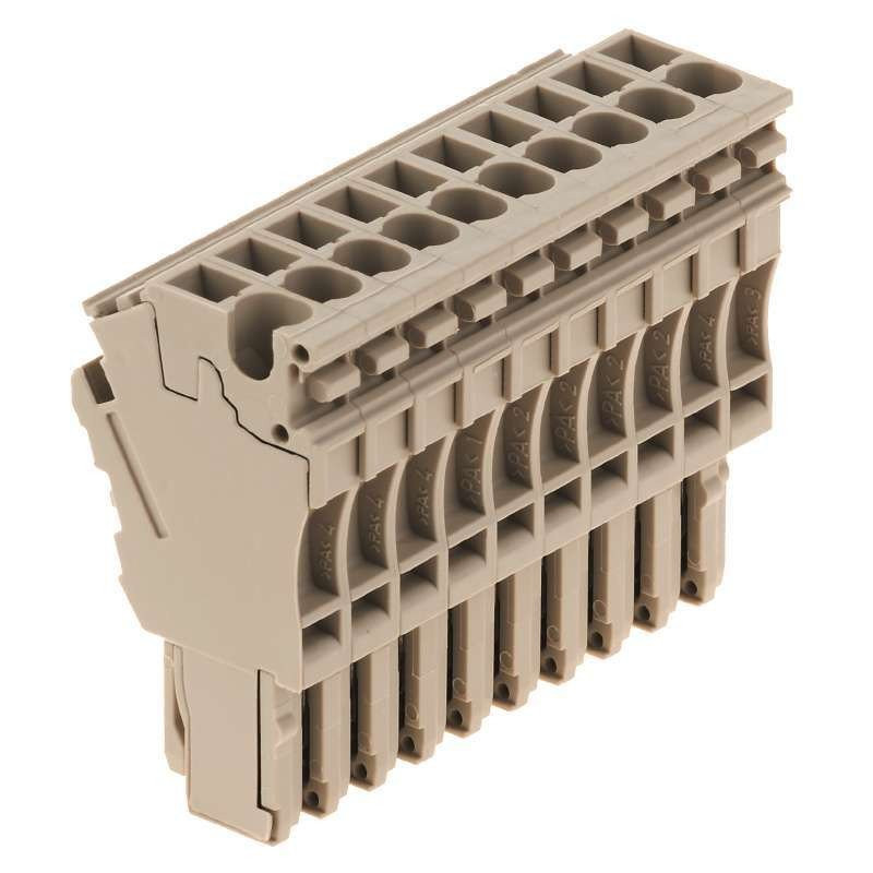 Weidmuller Plug (terminal) set of connectors cross-connector pluggable tensio