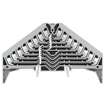 Weidmuller P-serie verbindingsrijgklem 0,5-1,5MM² eendr. 0,5-1,5MM² meerdr. grijs