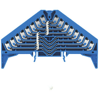 Weidmuller P-serie verbindingsrijgklem 0,5-1,5MM² eendr. 0,5-1,5MM² meerdr. blauw