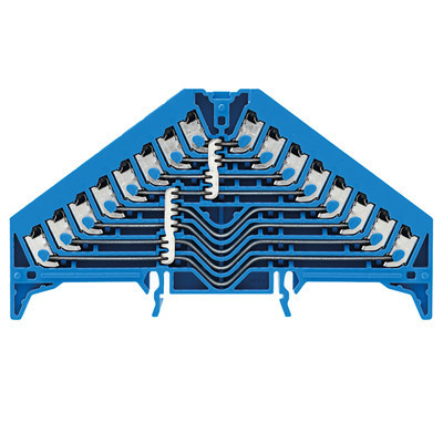 Weidmuller P-serie verbindingsrijgklem 0,5-1,5MM² eendr. 0,5-1,5MM² meerdr. blauw
