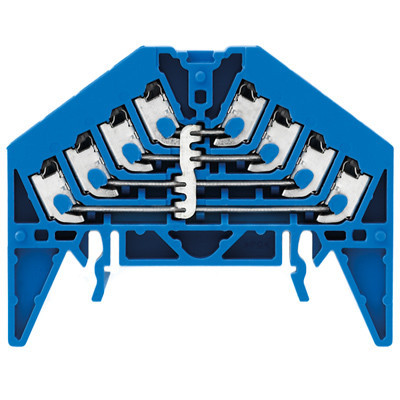 Weidmuller P-serie verbindingsrijgklem 0,5-1,5MM² eendr. 0,5-1,5MM² meerdr. blauw