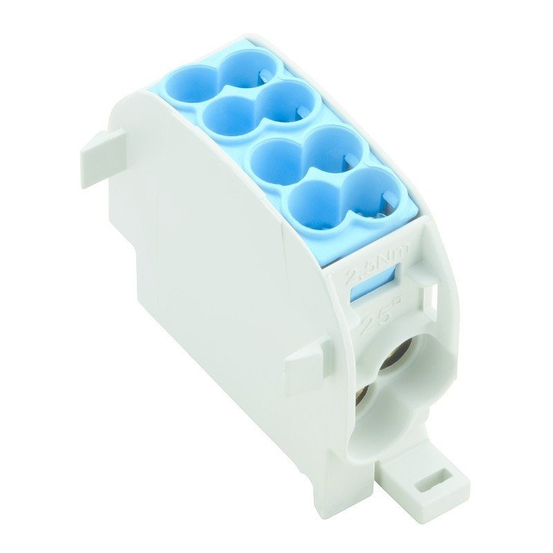 Weidmuller W-serie verbindingsrijgklem blauw