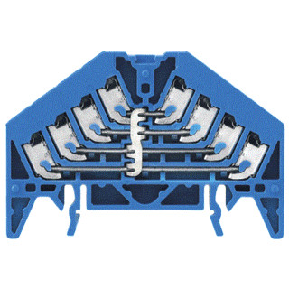 Weidmuller P-serie verbindingsrijgklem 0,5-1,5MM² eendr. 0,5-1,5MM² meerdr. grijs