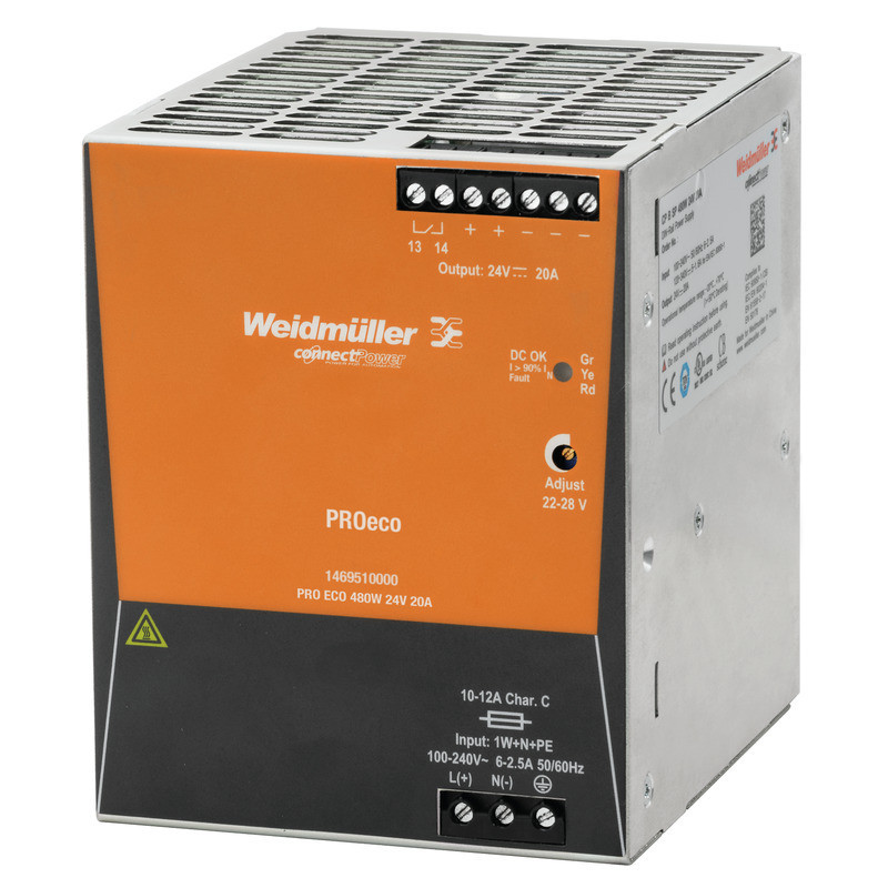 Weidmuller Pro eco 480W 48V 10a