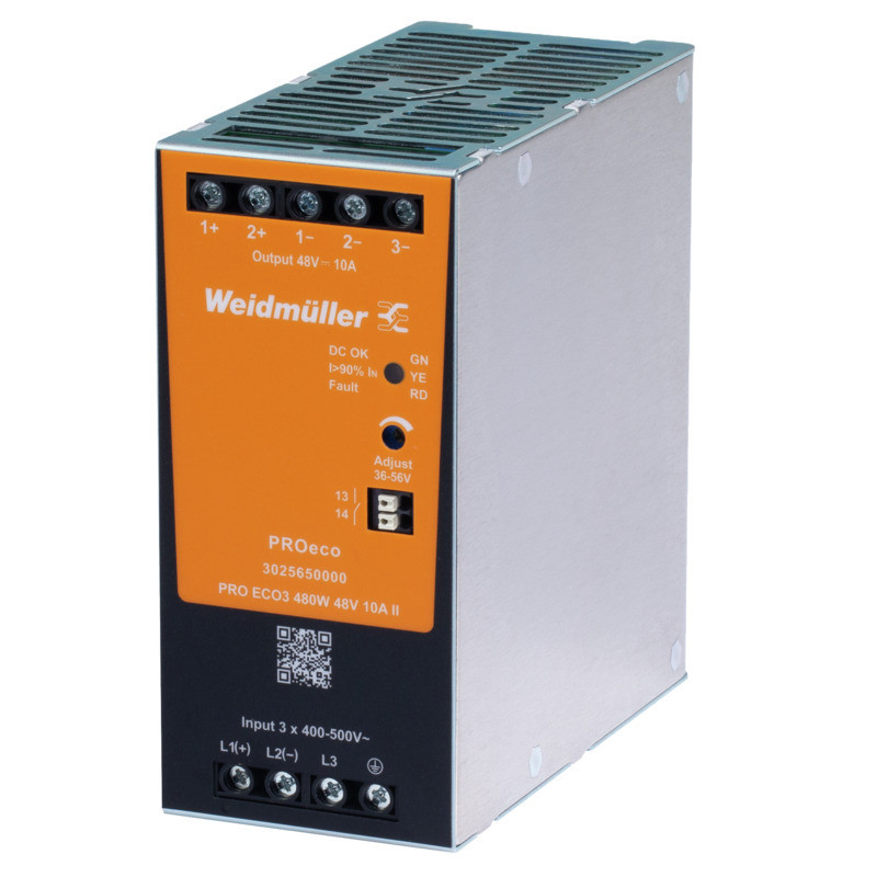 Weidmuller PROeco Power Supply, power supply, switch-mode power supply unit, 480 W, 10 A
