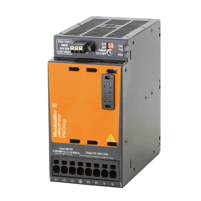 Weidmuller PROtop Power Supply, 480 W, 20 A @ 60 °C