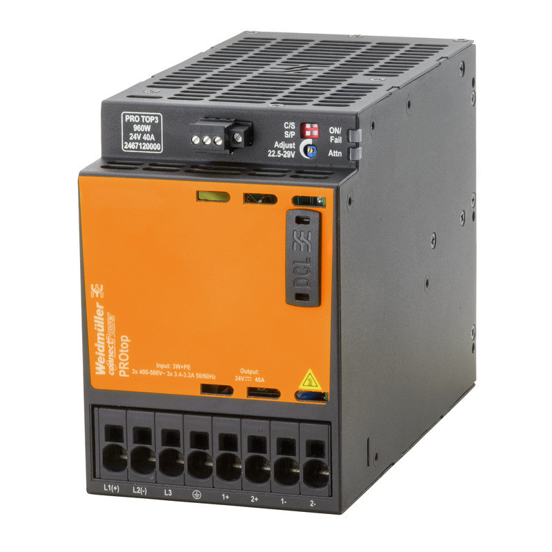 Weidmuller PROtop Power Supply, 960 W, 40 A @ 60 °C