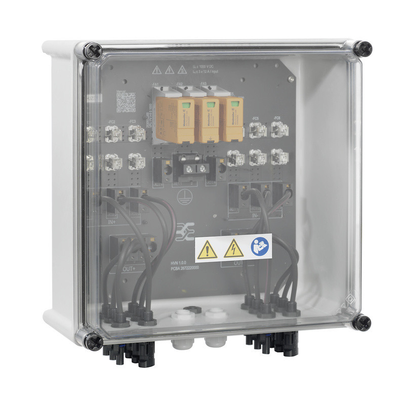 Weidmuller PV Next Combiner Box (photovoltaik), PV next, 1000 V, 1 MPP, 3 inputs / 3 outp