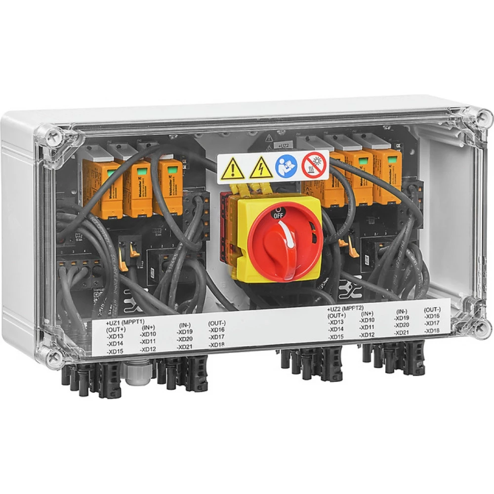 Weidmuller PV Next Combiner Box (photovoltaik), PV next, 1100 V, 2 MPP'S, 3 inputs / 3 ou