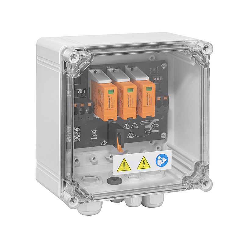 Weidmuller PV Next Combiner Box (photovoltaik), PV next, 1100 V, 1 MPP, 2 inputs / 1 outp