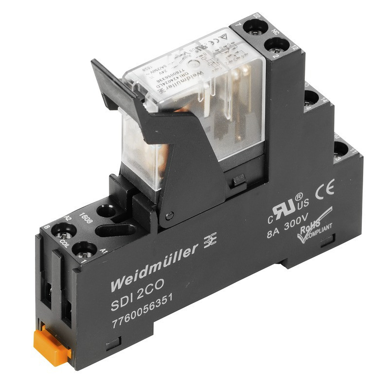 Weidmuller Drikit schakelrelais nom.stuurstroomsp.92-126,5V ac 2 wiss.cont.
