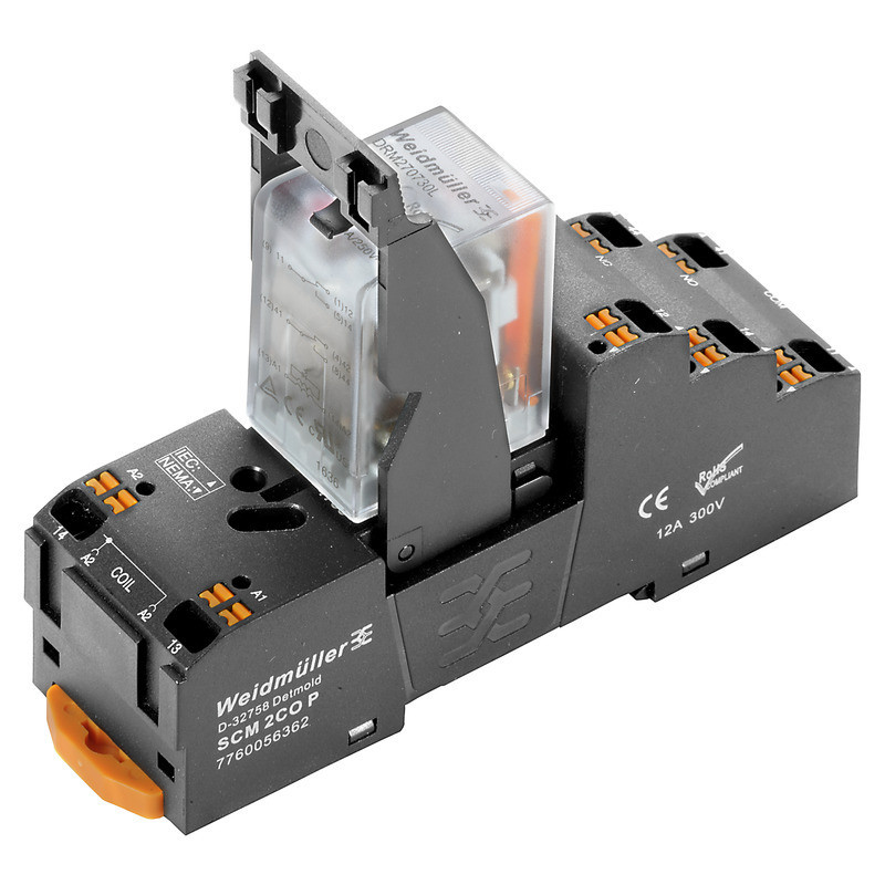Weidmuller Schakelrelais nom.stuurstroomsp.92-126,5V ac 2 wiss.cont.
