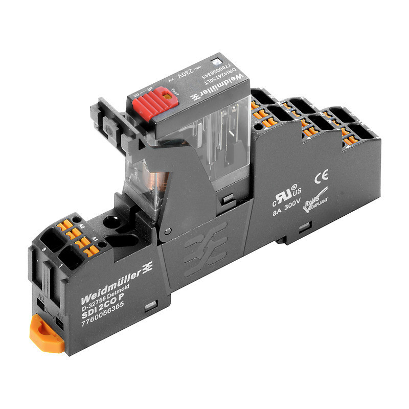 Weidmuller Schakelrelais nom.stuurstroomsp.92-126,5V ac 2 wiss.cont.