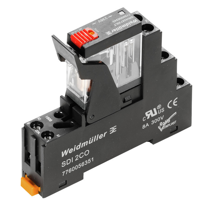 Weidmuller Drikit schakelrelais nom.stuurstroomsp.184-253V ac 1 wiss.cont.