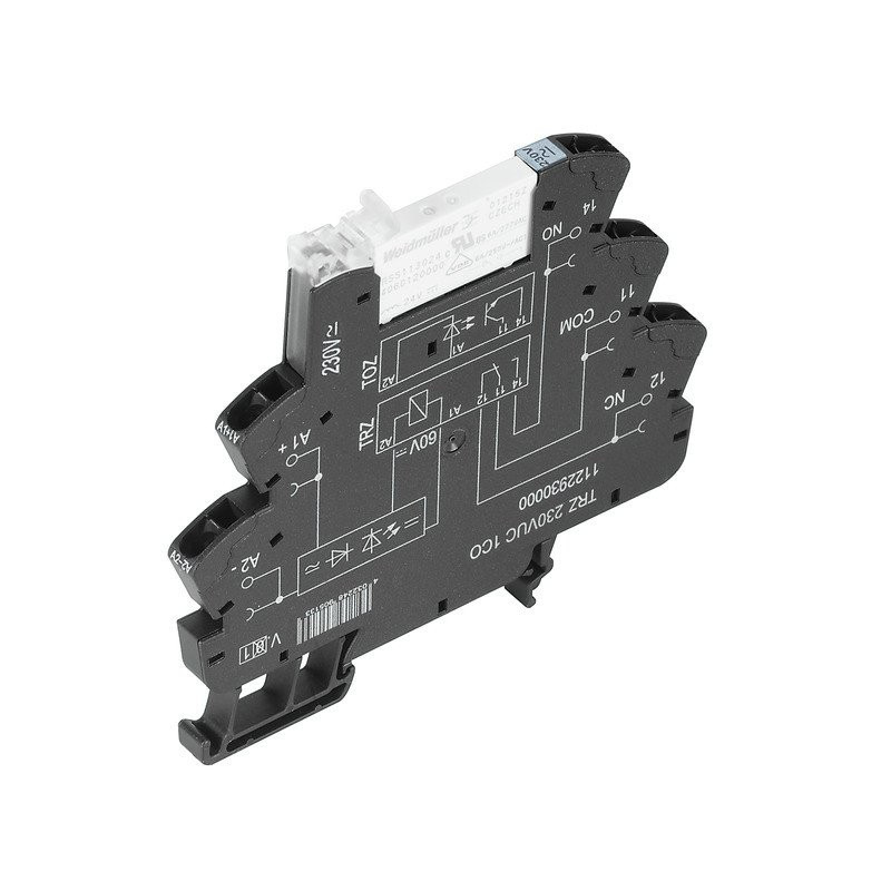 Weidmuller TERMSERIES Relay Module, 24…230 V uc ±10 %, green led, 1 co contact (agsno) , 250