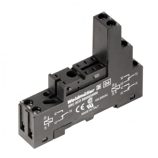 Weidmuller Relay socket ip2 2 co contact screw connection