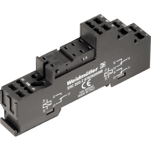 Weidmuller Relay socket ip20 2 co contact tension clamp connection