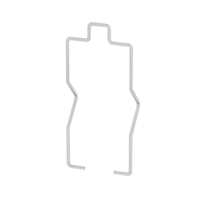 Weidmuller Retaining clip (relay) metal for dri relays without test button D-S