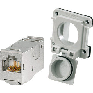 Weidmuller Mounting flange RJ45 module flange straight cat.6 (iso/iec 11801),