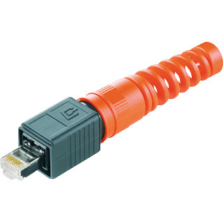 Weidmuller RJ45 crimp plug version 4 anti-kink device cat.6a / class ea (iso/I