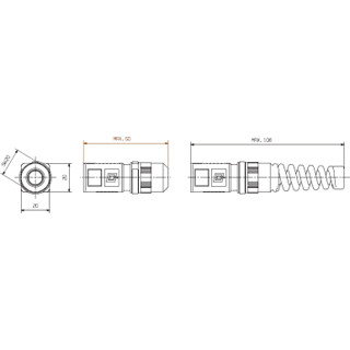 Weidmuller RJ45 crimp plug version 4 cat.6a / class ea (iso/iec 11801 2010)