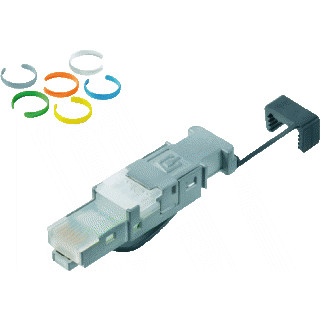 Weidmuller RJ45 plug no tools required cat.5 (iso/iec 11801) 4-core profinet