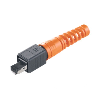 Weidmuller RJ45 plug no tools required version 4 anti-kink device cat.6a / CL