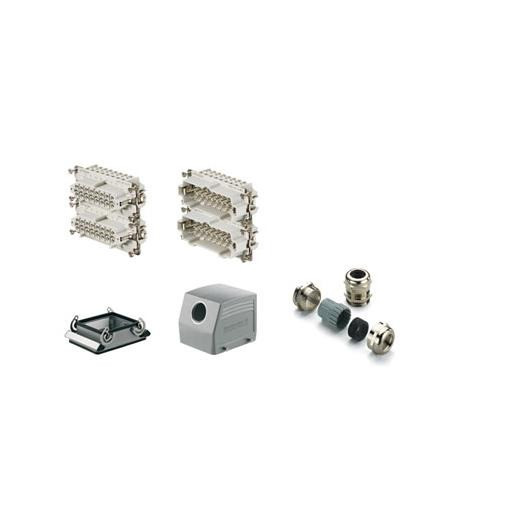 Weidmuller Rockstar HDC kits-heavy duty connectors kit he size: 10 poles: 32