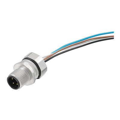 Weidmuller Round plug ,built-in (with cable) pin M12 no.of poles: 4 .5 M ca