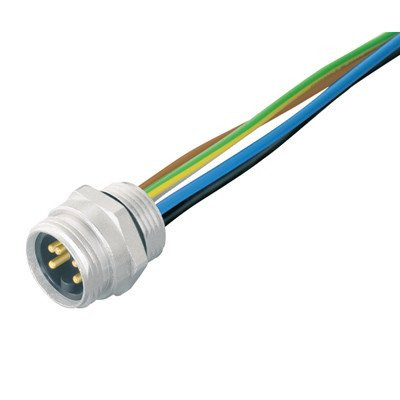 Weidmuller Round plug ,built-in (with cable) pin 7/8" no. of poles: 3 0.2 M,