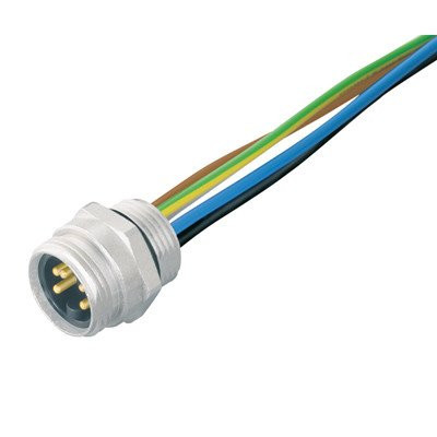 Weidmuller Round plug ,built-in (with cable) pin 7/8" no. of poles: 3 0.2 M,