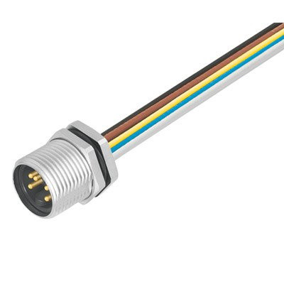 Weidmuller Round plug ,built-in (with cable) pin 7/8" no. of poles: 3 0.2 M,