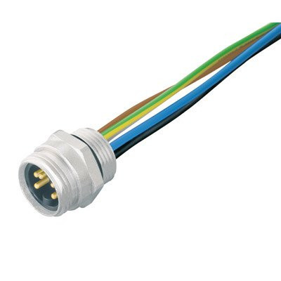 Weidmuller Round plug ,built-in (with cable) pin 7/8" no. of poles: 5 0.2 M,