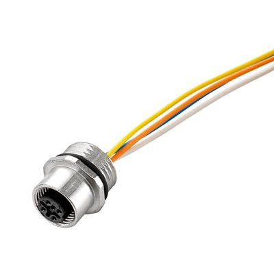 Weidmuller Round plug ,built-in (with cable) pin M12 no. of poles: 4 0.5 M C