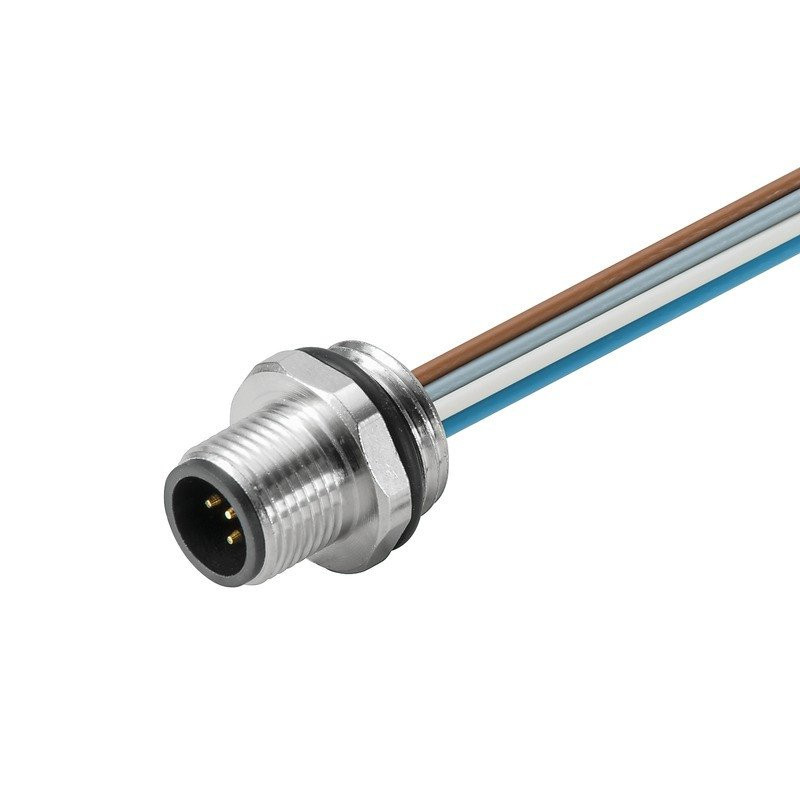 Weidmuller Round plug ,built-in (with cable) pin M12 no. of poles: 5 0.5 M C