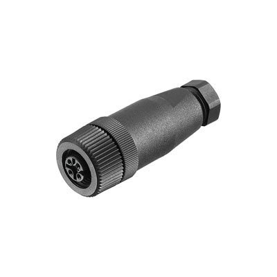 Weidmuller Round plug (field customisable) female socket straight screw connec