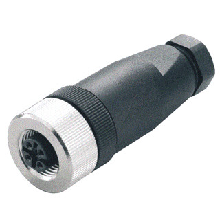 Weidmuller Round plug (field customisable) female socket straight screw connec