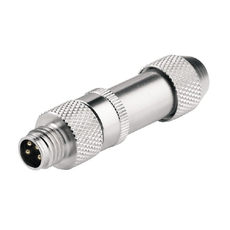 Weidmuller Round plug (field customisable) pin straight screw connection M8,