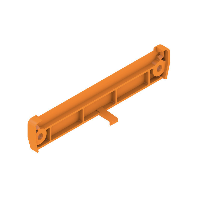 Weidmuller RS 90 End Plate (profile housing), width: 12.3 , ip00, pa 66, orange