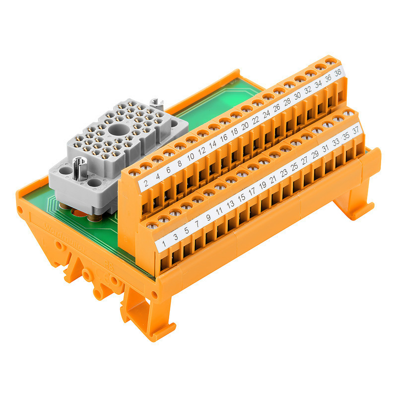 Weidmuller RS ELCO Interface Module with terminal, connector, elco plug-in connector, 20-