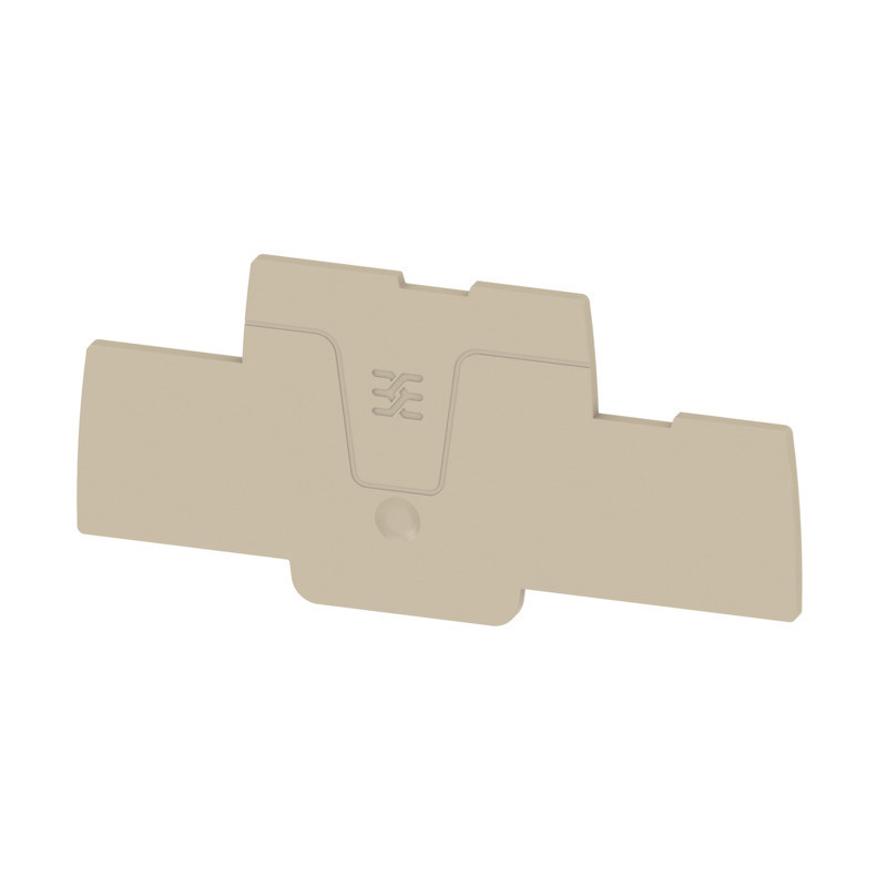 Weidmuller S-Series End Plate for terminals, dark beige, height: 94.48 MM, width: 2.1 MM,