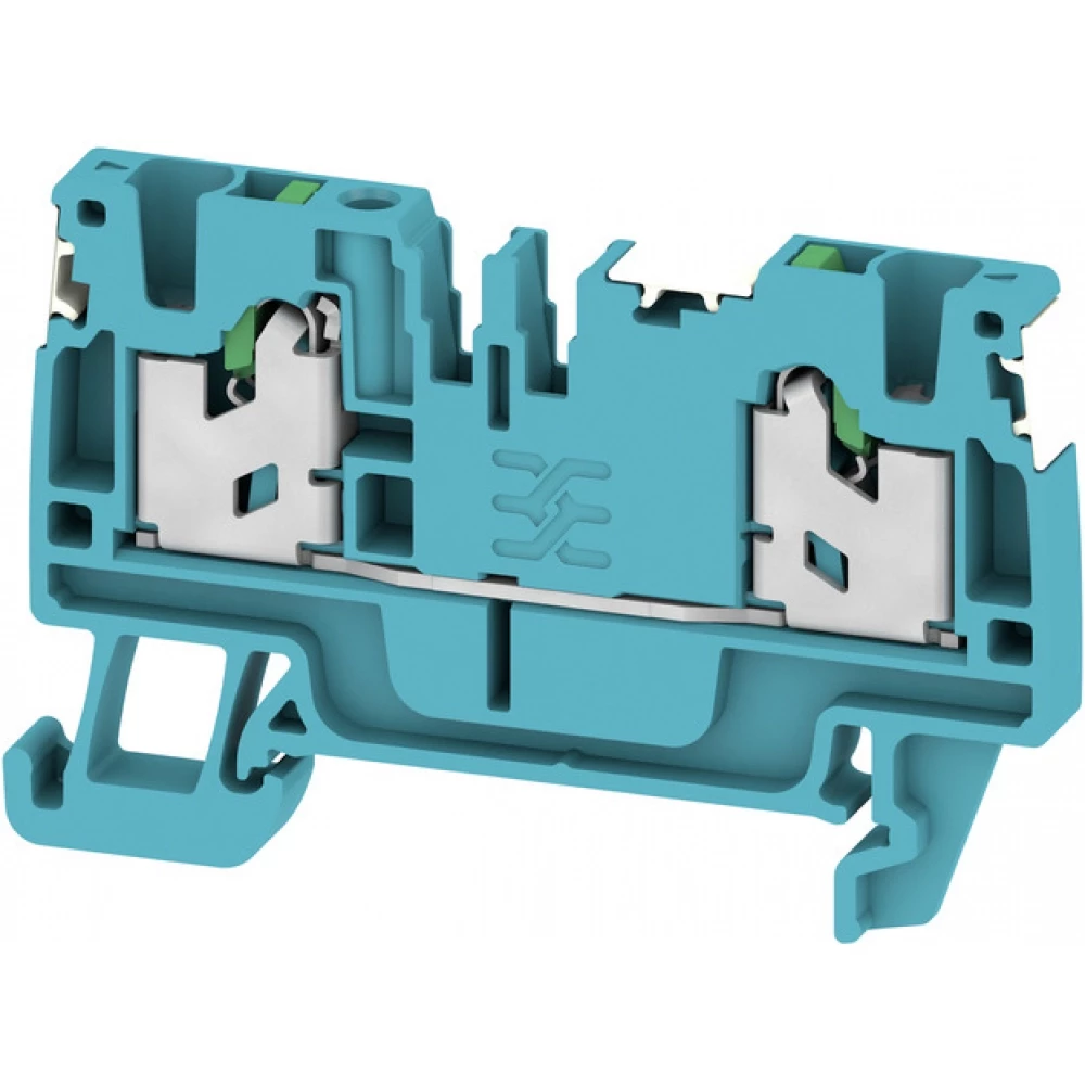 Weidmuller S-Series Feed-Through terminal block, snap in, blue, 2.5 MM², 24 A, 800 V, numb