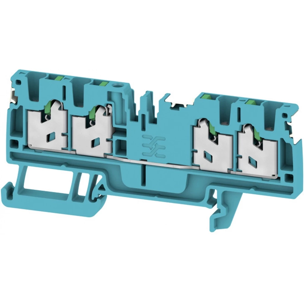 Weidmuller S-Series Feed-Through terminal block, snap in, blue, 2.5 MM², 24 A, 800 V, numb