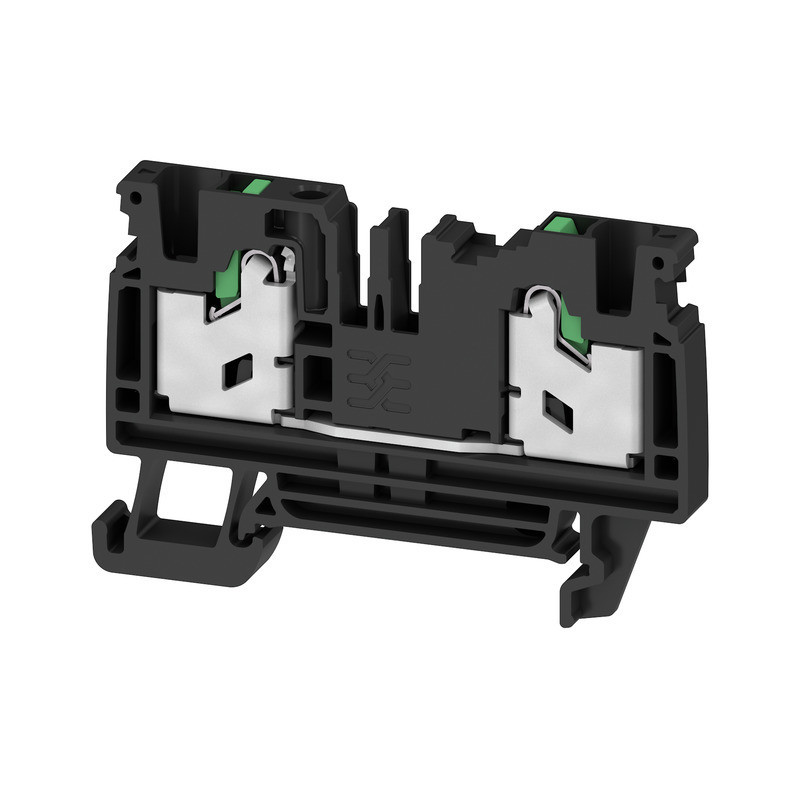 Weidmuller S-Series Feed-Through terminal block, snap in, black, 4 MM², 32 A, 1000 V, numb