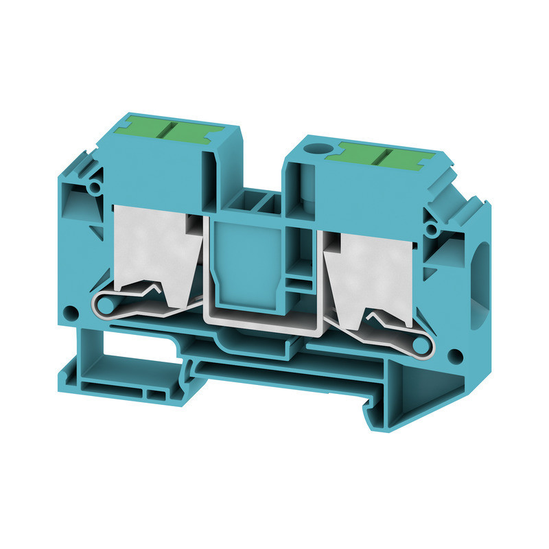 Weidmuller S-Series Feed-Through terminal block, snap in, blue, 16 MM², 76 A, 1000 V, numb