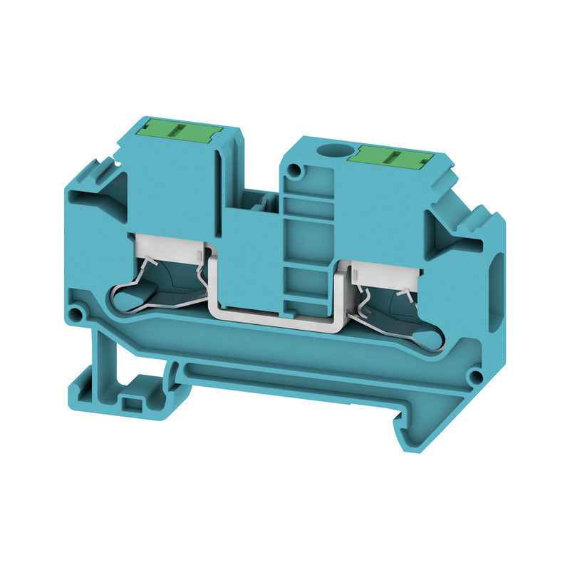 Weidmuller S-Series Feed-Through terminal block, snap in, blue, 6 MM², 41 A, 1000 V, numbe
