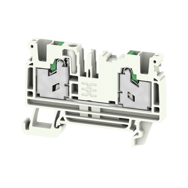 Weidmuller S-Series Feed-Through terminal block, snap in, grey, 4 MM², 32 A, 1000 V, numbe