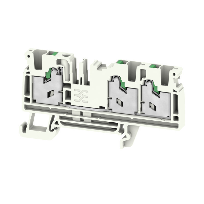 Weidmuller S-Series Feed-Through terminal block, snap in, grey, 4 MM², 32 A, 1000 V, numbe